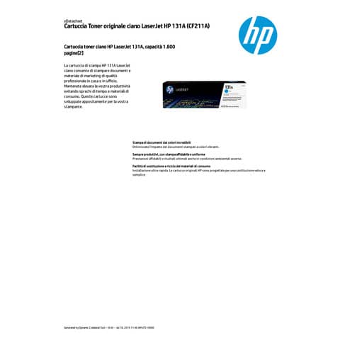 Toner 131A HP ciano  CF211A